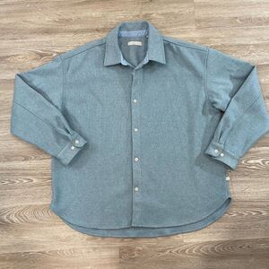 STANDART CLOTH BLue Utility Shirt Oversized fit XL Lightweight shirt jacket